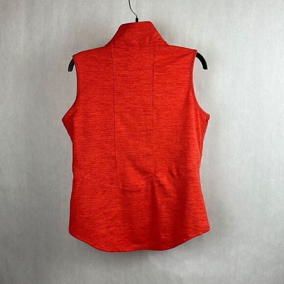 Puma Golf Vest Full Zip Front Sz M Heathered Orange Willow Creek Golf Course - Picture 4 of 9